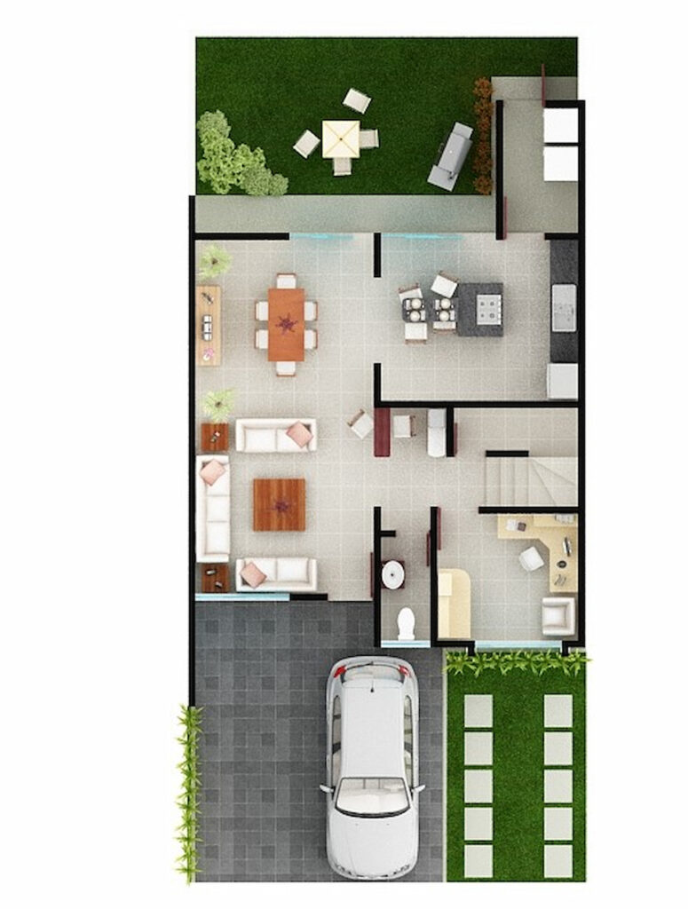 render planta Baja